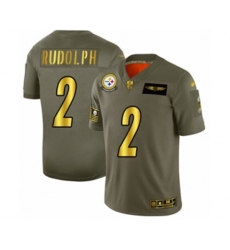 Pittsburgh Steelers #2 Mason Rudolph Olive Gold 2019 Salute to Service Limited Player Football Jersey Pittsburgh Steelers #2 Mason Rudolph Olive Gold 2019 Salute to Service Limited Player Football Jersey
