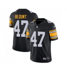 Pittsburgh Steelers #47 Mel Blount Black Alternate Vapor Untouchable Limited Player Football Jersey