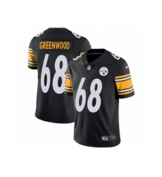 Pittsburgh Steelers #68 L.C. Greenwood Vapor Untouchable Limited Black Team Color NFL Jersey