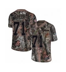 Pittsburgh Steelers #71 Matt Feiler Camo Rush Realtree Limited Football Jersey