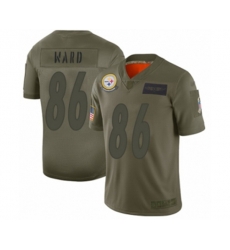Pittsburgh Steelers #86 Hines Ward Limited Camo 2019 Salute to Service Football Jersey