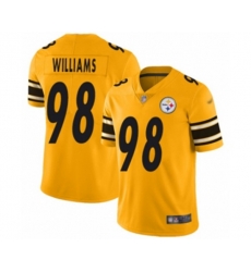 Pittsburgh Steelers #98 Vince Williams Limited Gold Inverted Legend Football Jersey Pittsburgh Steelers #98 Vince Williams Limited Gold Inverted Legend Football Jersey