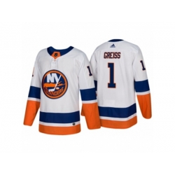 New York Islanders #1 Thomas Greiss New Outfitted Jersey