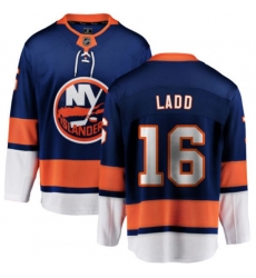 New York Islanders #16 Andrew Ladd Fanatics Branded Royal Blue Home Breakaway NHL Jersey