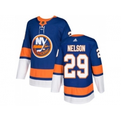 New York Islanders #29 Brock Nelson Royal Blue Home Authentic Stitched NHL Jersey