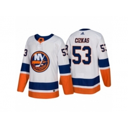 New York Islanders #53 Casey Cizikas New Outfitted Jersey