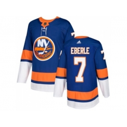 New York Islanders #7 Jordan Eberle Royal Blue Home Authentic Stitched NHL Jersey