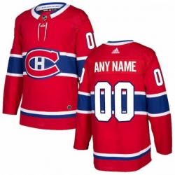Montreal Canadiens Custom Red Authentic Jersey Montreal Canadiens Custom Red Authentic Jersey