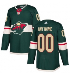 Minnesota Wild adidas Green Authentic Custom Jersey