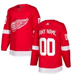 Detroit Red Wings Custom Adidas Red Authentic Jersey
