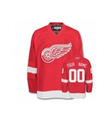 Detroit Red Wings Custom Red Authentic Jersey