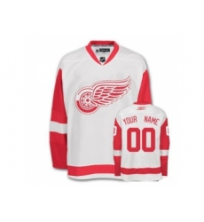 Detroit Red Wings Custom White Authentic Jersey