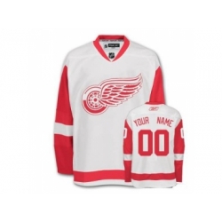 Detroit Red Wings Custom White Authentic Jersey