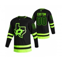 Dallas Stars Custom Black 2020-21 Alternate Authentic Player Hockey Jersey