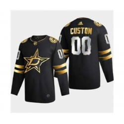 Dallas Stars Custom Black Golden Edition Limited Stitched Hockey Jersey