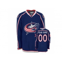 Columbus Blue Jackets Custom Adidas Navy Authentic Jerseys