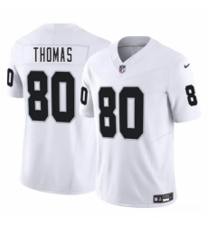 Las Vegas Raiders #80 Ian Thomas White 2025 F.U.S.E. Vapor Football Stitched Jersey