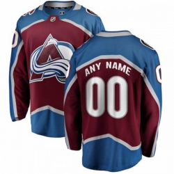 Colorado Avalanche Fanatics Branded Maroon Home Breakaway Custom Jersey