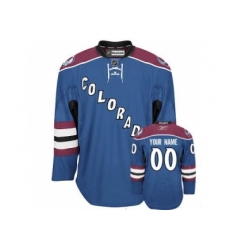 Customized Colorado Avalanche Jersey Blue Third Man Hockey