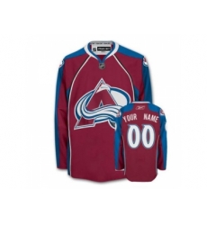 Customized Colorado Avalanche Jersey Red Home Man Hockey