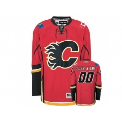 Calgary Flames Customized Jersey Red home man hockey Calgary Flames Customized Jersey Red home man hockey