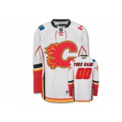 Calgary Flames Customized Jersey white road man hockey Calgary Flames Customized Jersey white road man hockey