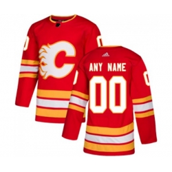 Calgary Flames Customized Premier Red Alternate Hockey Jersey Calgary Flames Customized Premier Red Alternate Hockey Jersey
