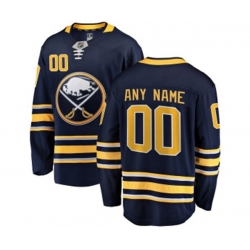 Buffalo Sabres Customized Fanatics Branded Navy Blue Home Breakaway NHL Jersey