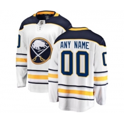 Buffalo Sabres Customized Fanatics Branded White Away Breakaway NHL Jersey