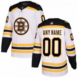 Boston Bruins adidas White Authentic Custom Jerse