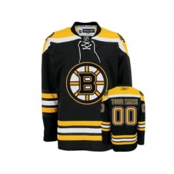 customized boston bruins jersey black home man hockey