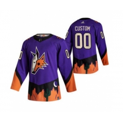 Arizona Coyotes Custom Purple 2020-21 Alternate Authentic Player Hockey Jersey
