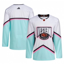 All Star Game Western Conference 2023 White Stitched Hockey Jersey