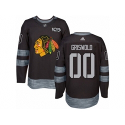 Chicago Blackhawks #00 Clark Griswold Authentic Black 1917-2017 100th Anniversary NHL Jersey Chicago Blackhawks #00 Clark Griswold Authentic Black 1917-2017 100th Anniversary NHL Jersey