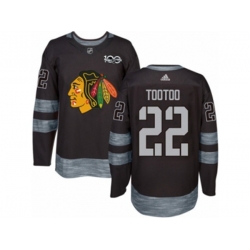 Chicago Blackhawks #22 Jordin Tootoo Authentic Black 1917-2017 100th Anniversary NHL Jersey Chicago Blackhawks #22 Jordin Tootoo Authentic Black 1917-2017 100th Anniversary NHL Jersey