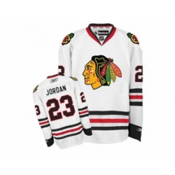 Chicago Blackhawks #23 Michael Jordan White Away Jersey Chicago Blackhawks #23 Michael Jordan White Away Jersey