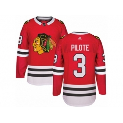 Chicago Blackhawks #3 Pierre Pilote Authentic Red Home NHL Jersey Chicago Blackhawks #3 Pierre Pilote Authentic Red Home NHL Jersey