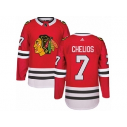 Chicago Blackhawks #7 Chris Chelios Authentic Red Home NHL Jersey Chicago Blackhawks #7 Chris Chelios Authentic Red Home NHL Jersey
