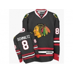 Chicago Blackhawks #8 Nick Schmaltz Premier Black Third NHL Jersey Chicago Blackhawks #8 Nick Schmaltz Premier Black Third NHL Jersey