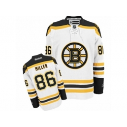 Reebok Boston Bruins #86 Kevan Miller Authentic White Away NHL Jersey