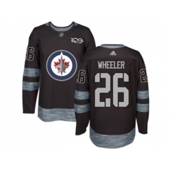 Winnipeg Jets #26 Blake Wheeler Black 1917-2017 100th Anniversary Stitched NHL Jersey