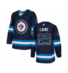Winnipeg Jets #29 Patrik Laine Authentic Navy Blue Drift Fashion NHL Jersey