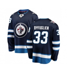 Winnipeg Jets #33 Dustin Byfuglien Fanatics Branded Navy Blue Home Breakaway NHL Jersey