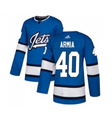 Winnipeg Jets #40 Joel Armia Premier Blue Alternate NHL Jersey