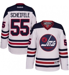 Winnipeg Jets #55 Mark Scheifele Premier White 2016 Heritage Classic NHL Jersey