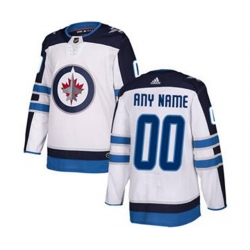 Winnipeg Jets Customized White Road Hockey Jersey Winnipeg Jets Customized White Road Hockey Jersey
