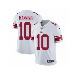 New York Giants #10 Eli Manning Vapor Untouchable Limited White NFL Jersey