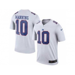New York Giants #10 Eli Manning White Color Rush Limited Jerseys