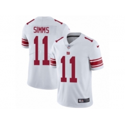 New York Giants #11 Phil Simms Vapor Untouchable Limited White NFL Jersey