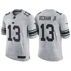 New York Giants #13 Odell Beckham Jr 2016 Gridiron Gray II NFL Limited Jersey